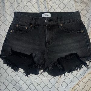 Pistola black denim shorts - size 25 - brand new